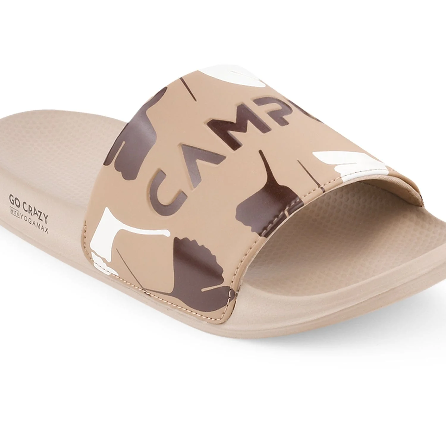 SL-433 Beige Men's Slides - Image 5