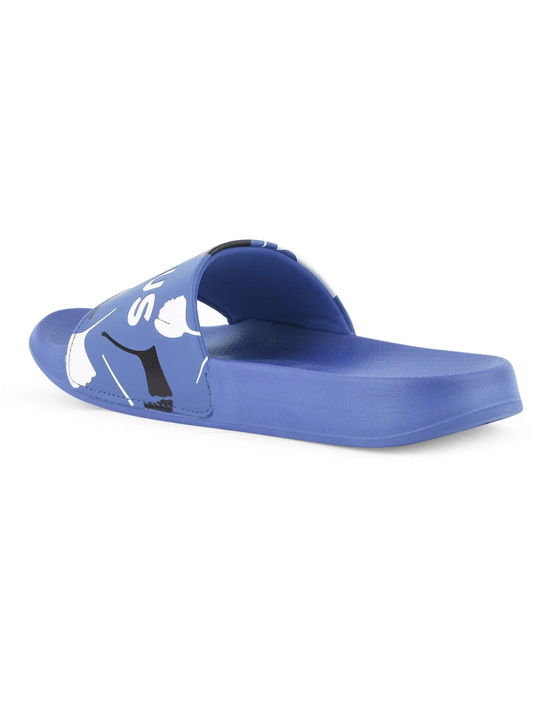 SL-433 Blue Men's Slides - Image 3