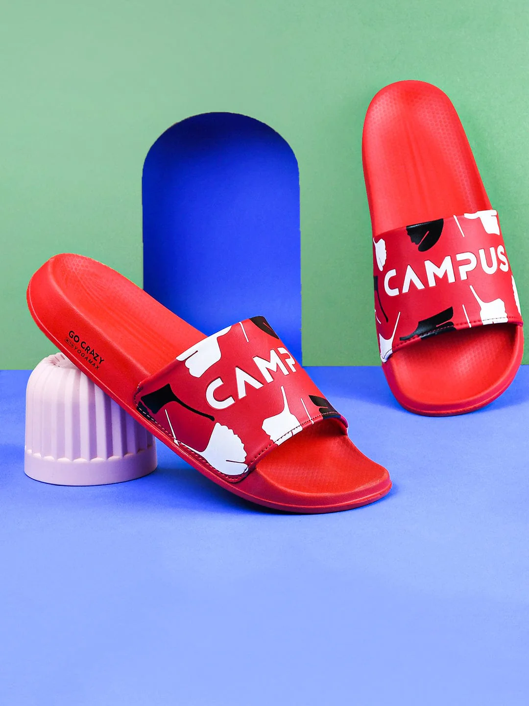 SL-433 Red Men's Slides - Image 5