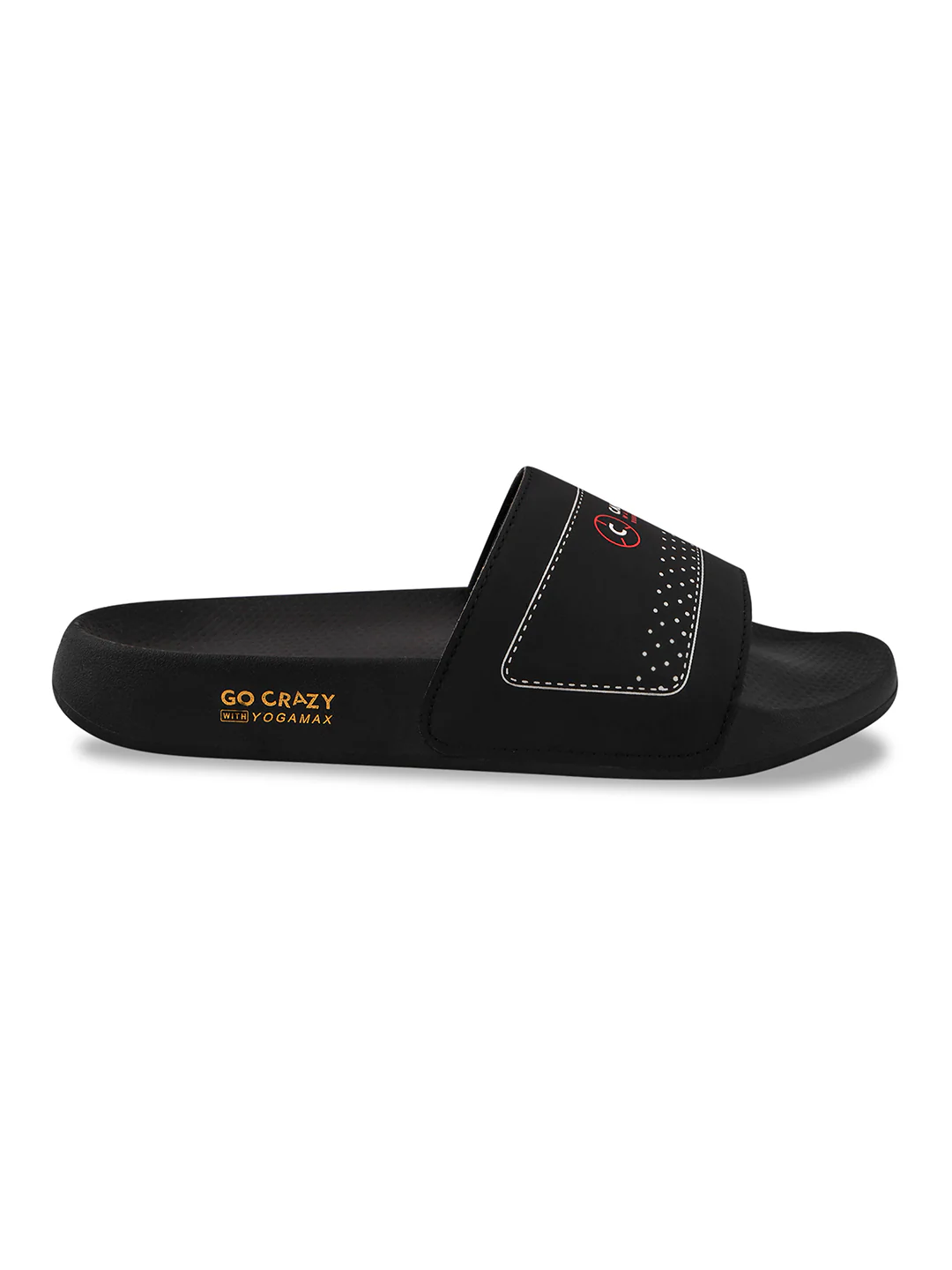 SL-436 Black Men's Slides - Image 2