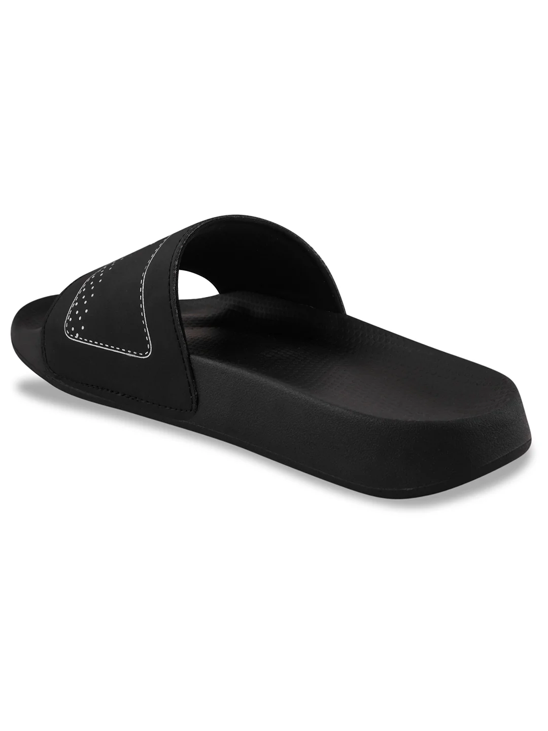 SL-436 Black Men's Slides - Image 3
