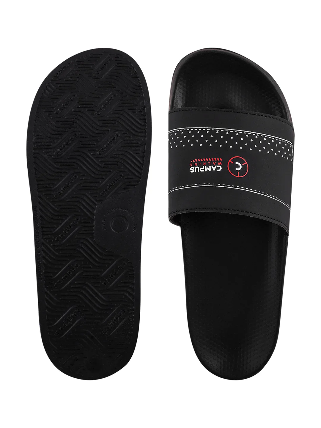 SL-436A Black Men's Slides - Image 4