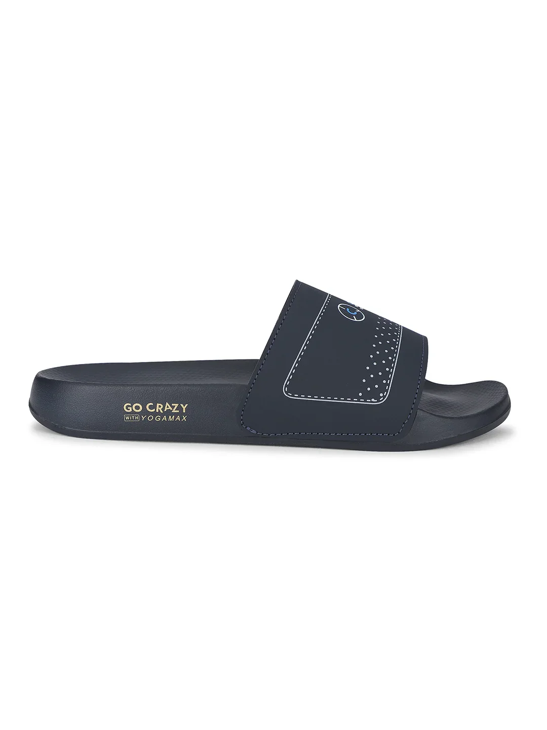 SL-436A Navy Men's Slides - Image 2