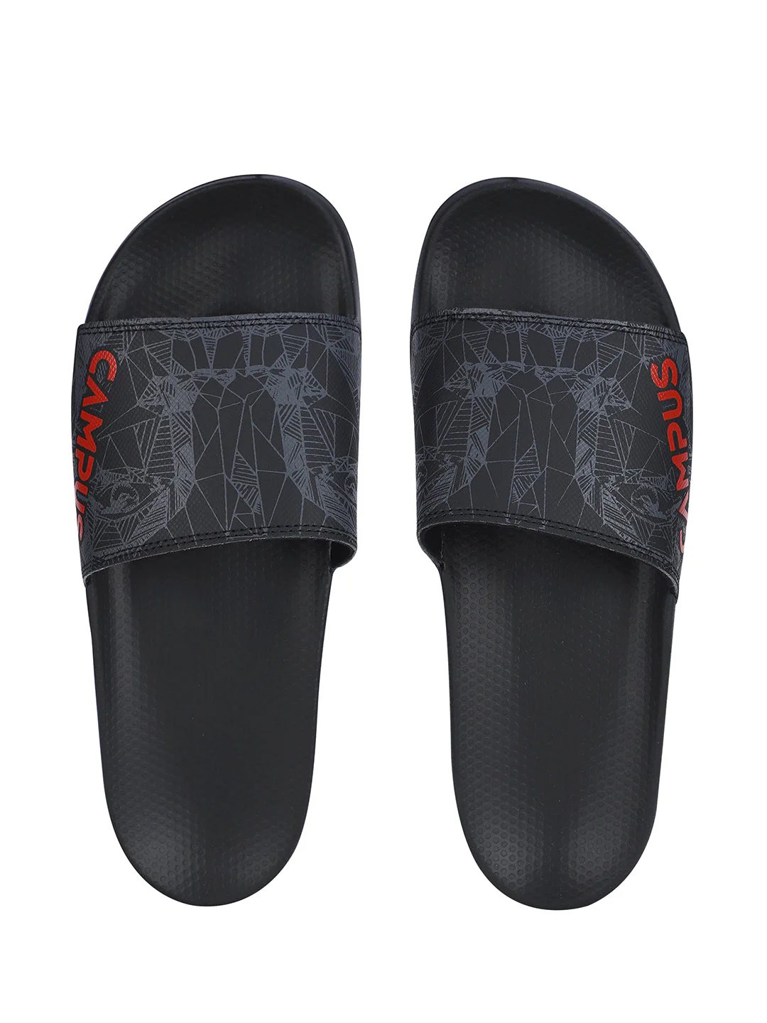 SL-437 Black Men's Slippers - Image 5