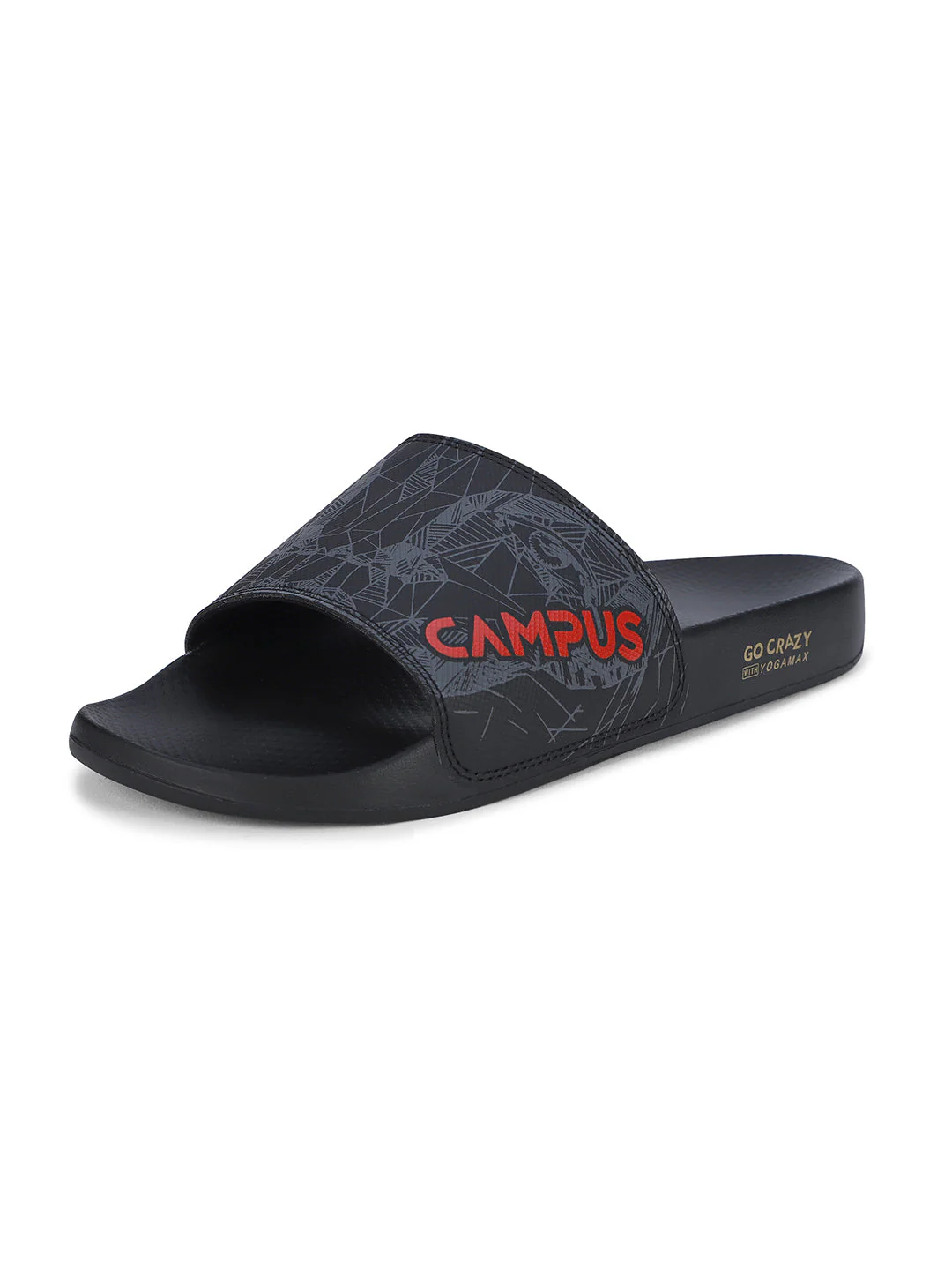 SL-437 Black Men's Slippers - Image 7