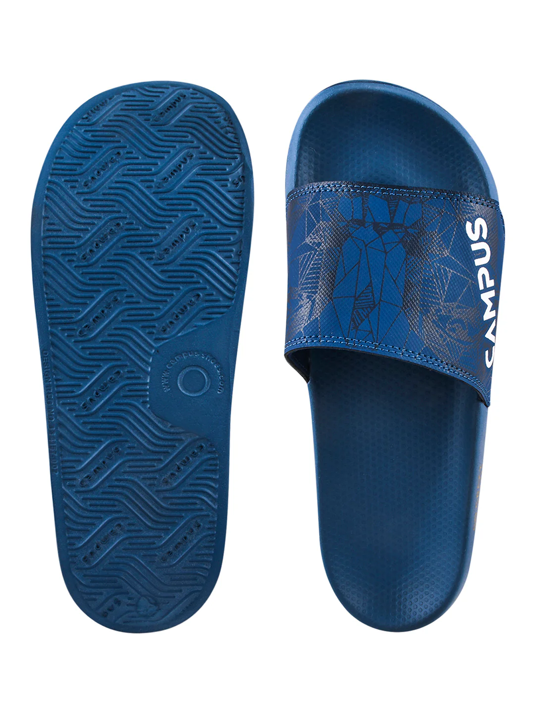 SL-437 Blue Men's Slippers - Image 5