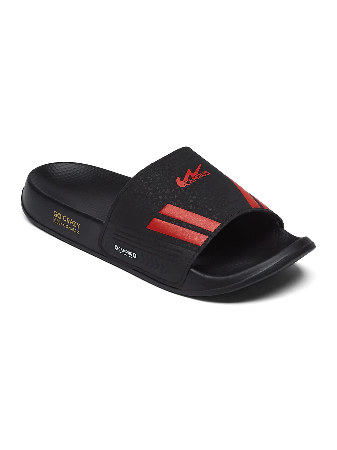 SL-438 Black Men's Slides - Image 2