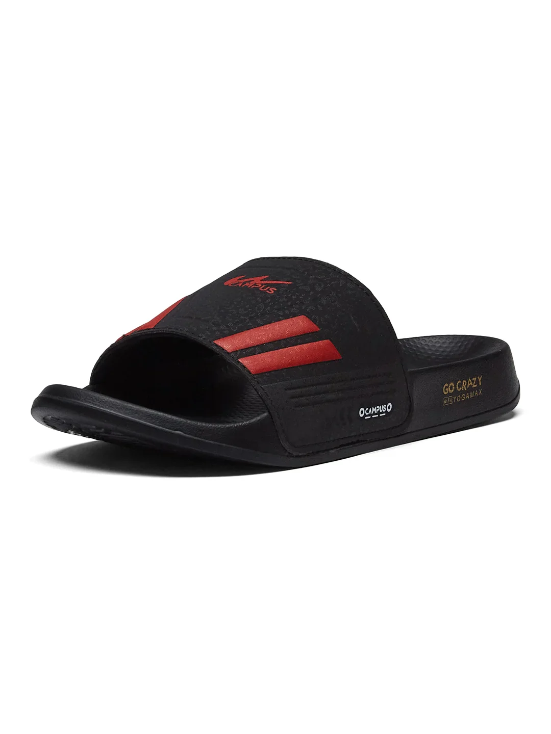 SL-438 Black Men's Slides - Image 6