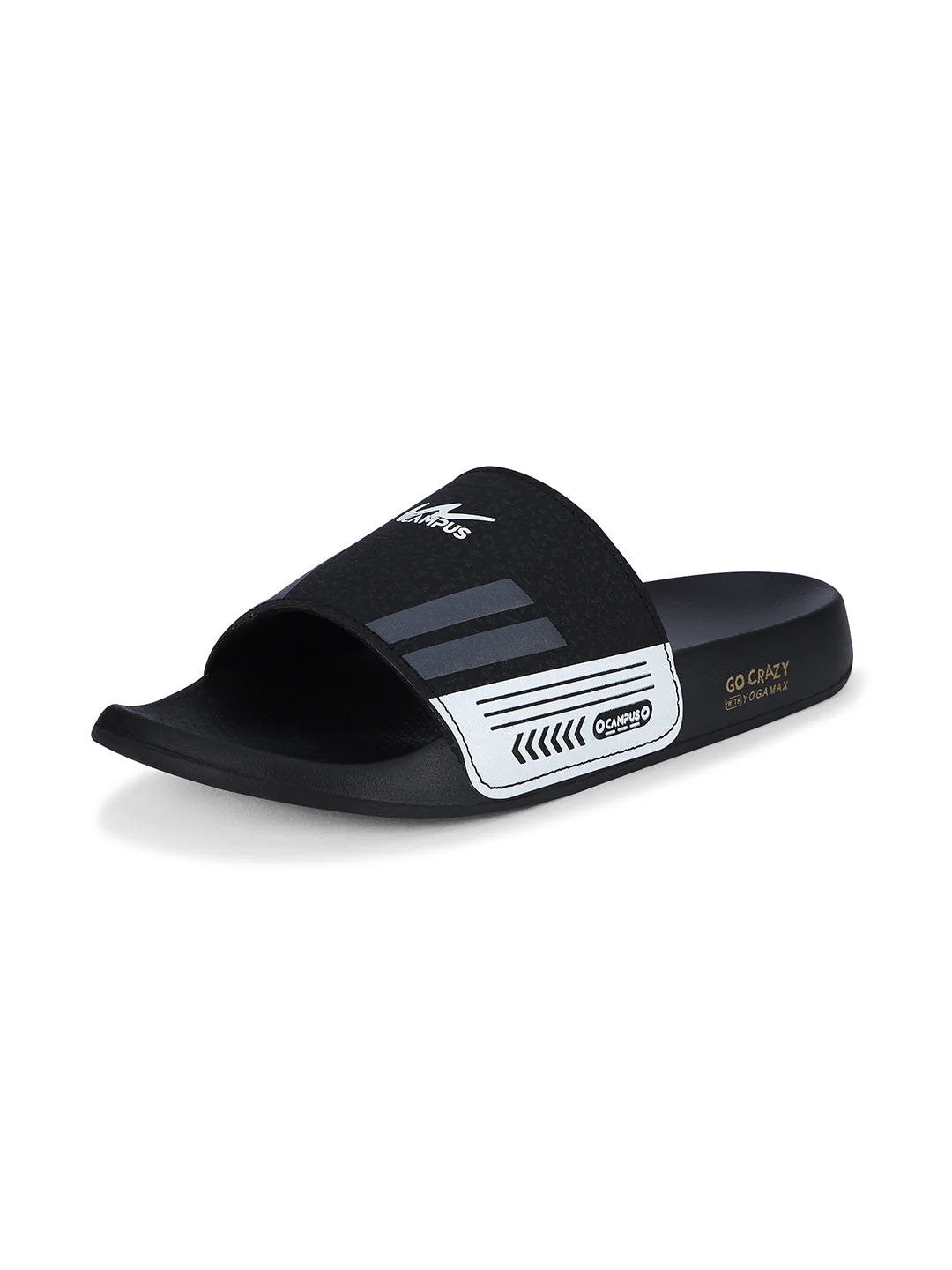 SL-438 Black Men's Slippers - Image 6