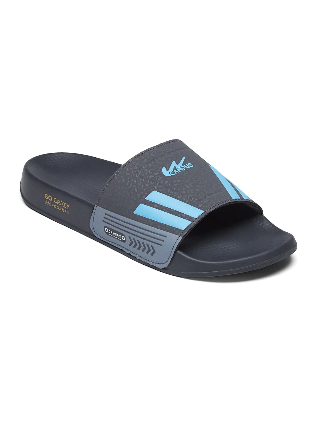 SL-438 Grey Men's Slides - Image 2