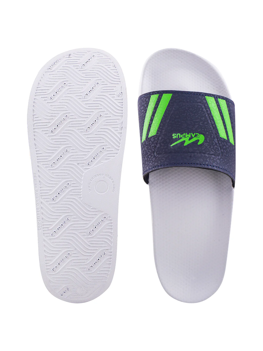 SL-438 Navy Men's Slides - Image 5