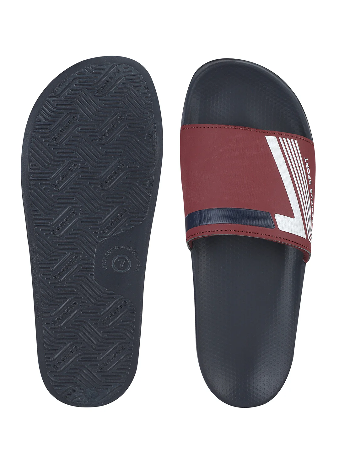 SL-439 Maroon Men's Slippers - Image 5