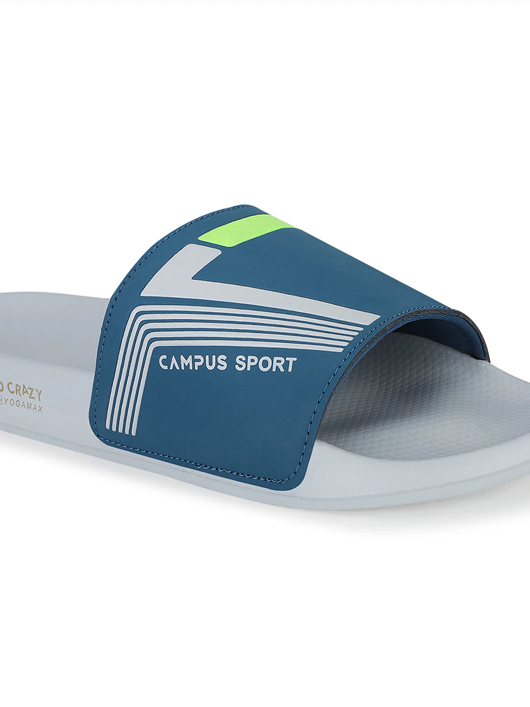 SL-439 Teal Men's Slides - Image 4