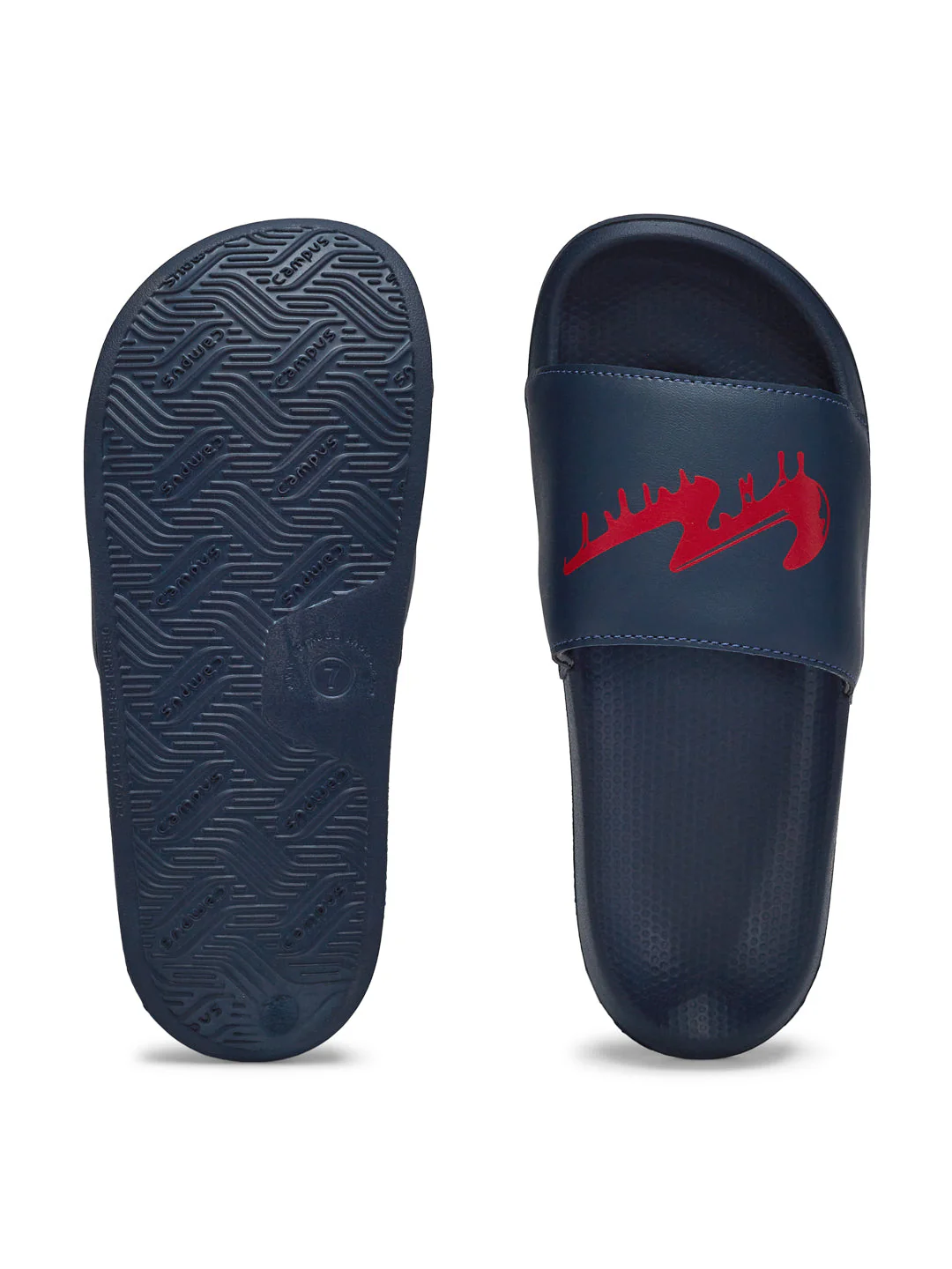 SL-443 Navy Men's Slides - Image 5