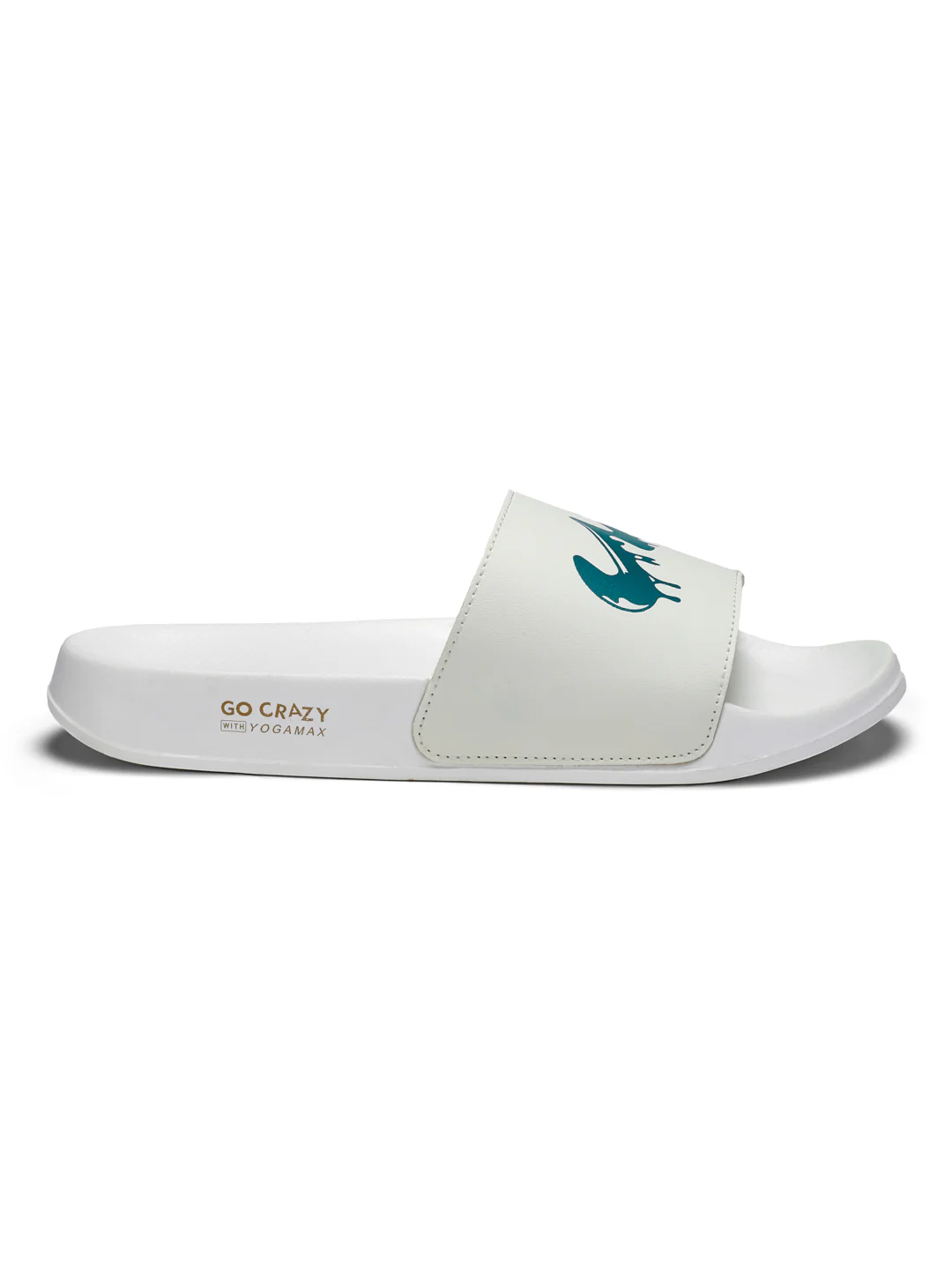 SL-443 White Men's Slides - Image 2