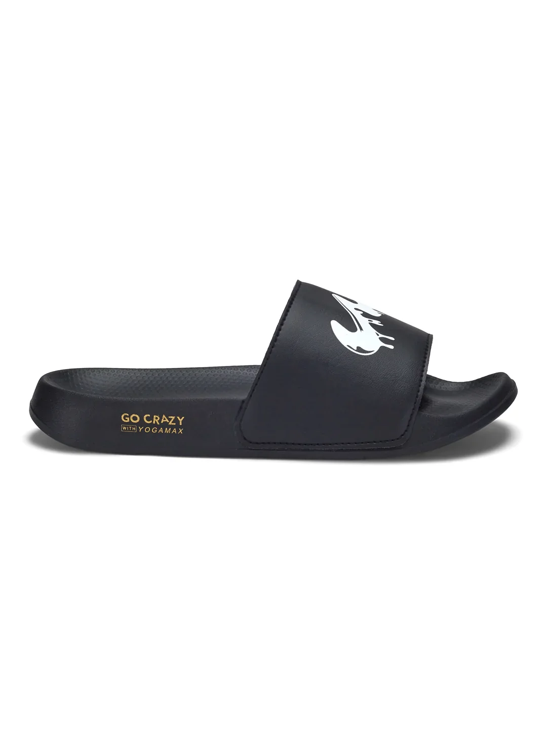 SL-443A Black Men's Slides - Image 2