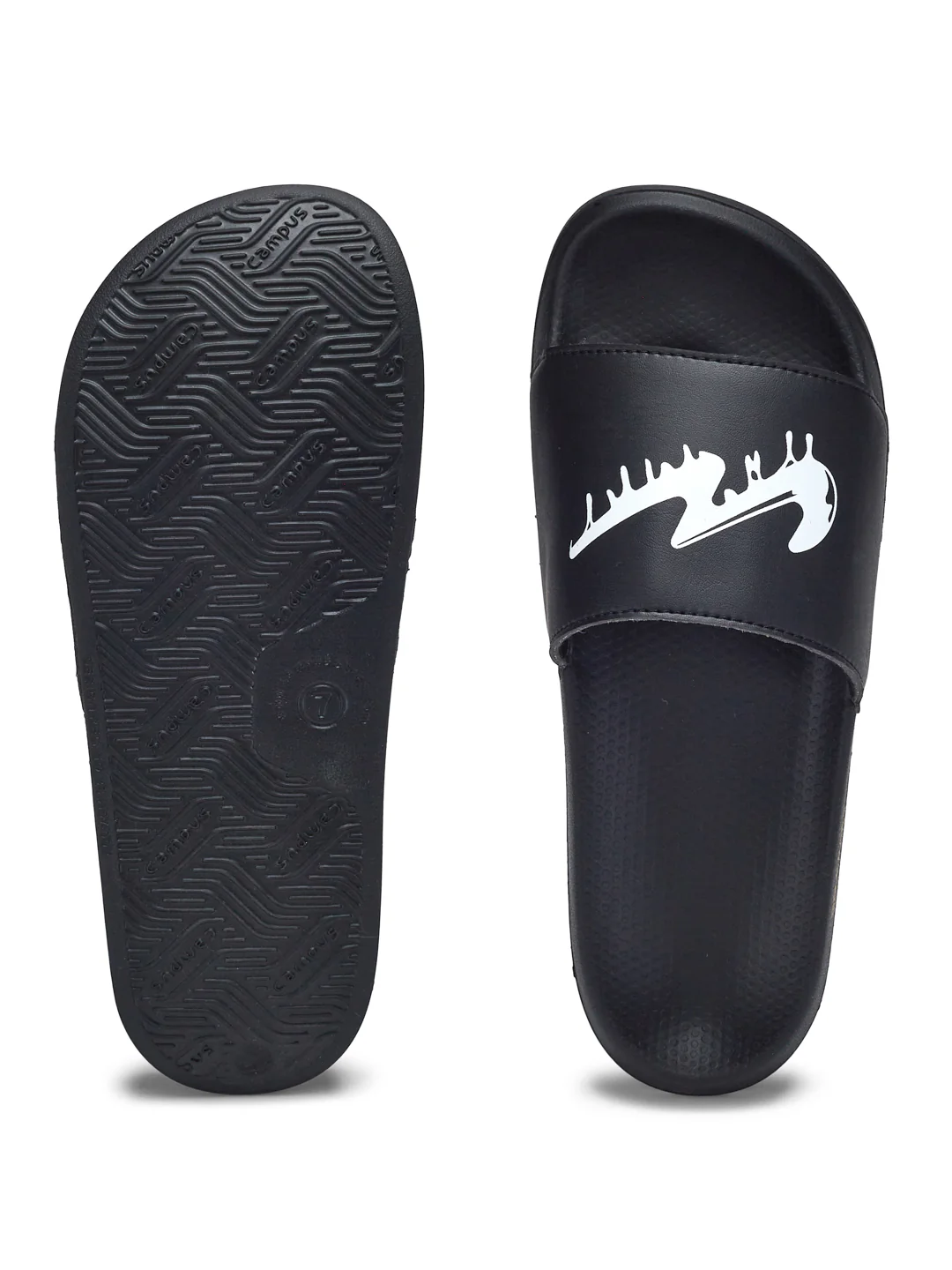 SL-443A Black Men's Slides - Image 4