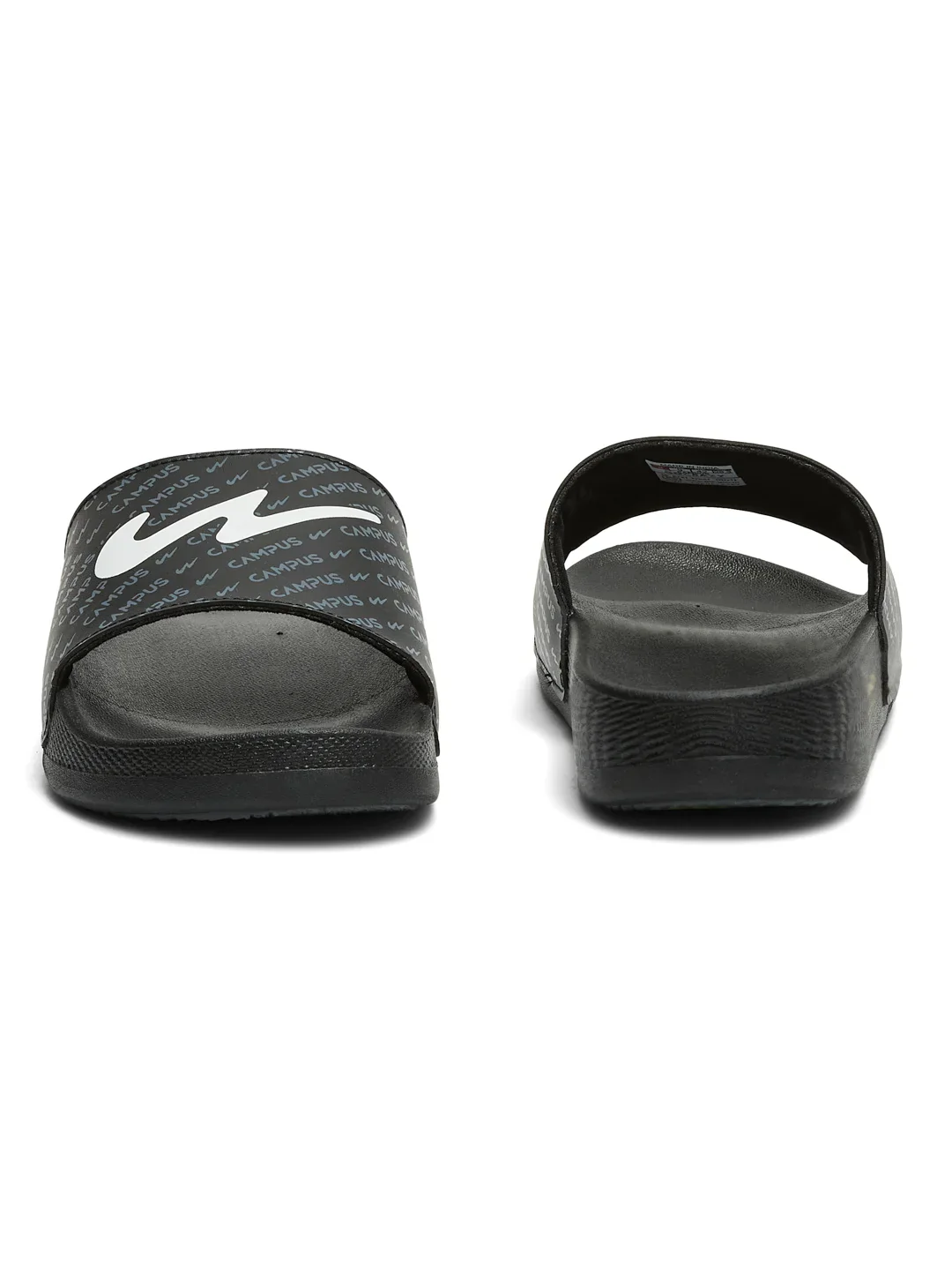 SL-444 Black Men's Slides - Image 3