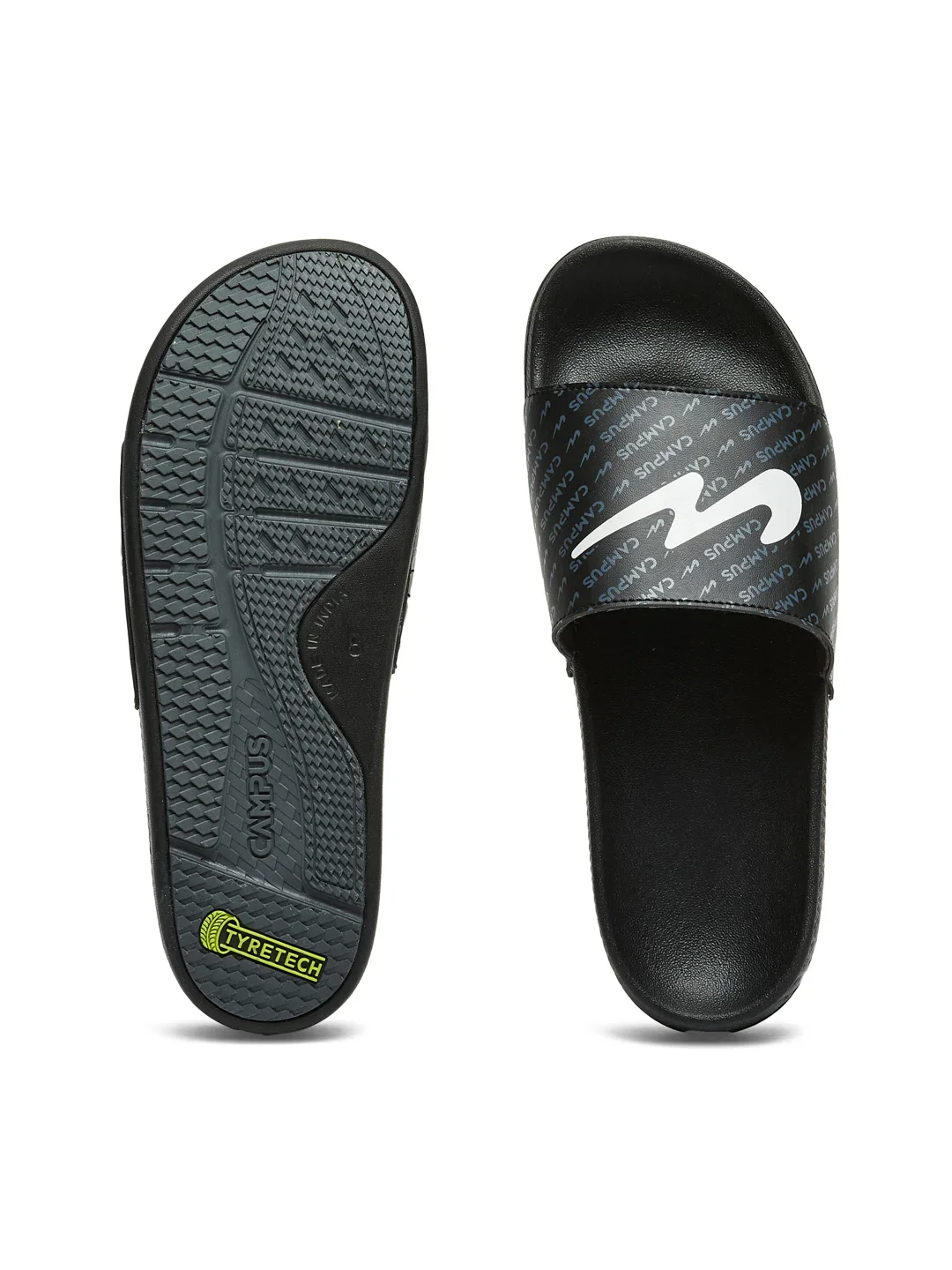 SL-444 Black Men's Slides - Image 4