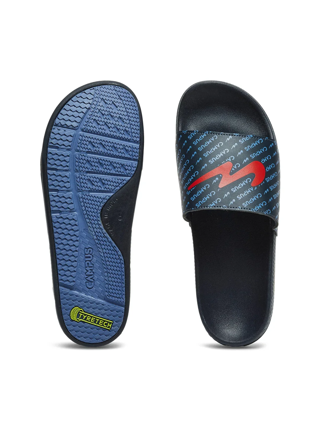 SL-444 Navy Men's Slides - Image 4