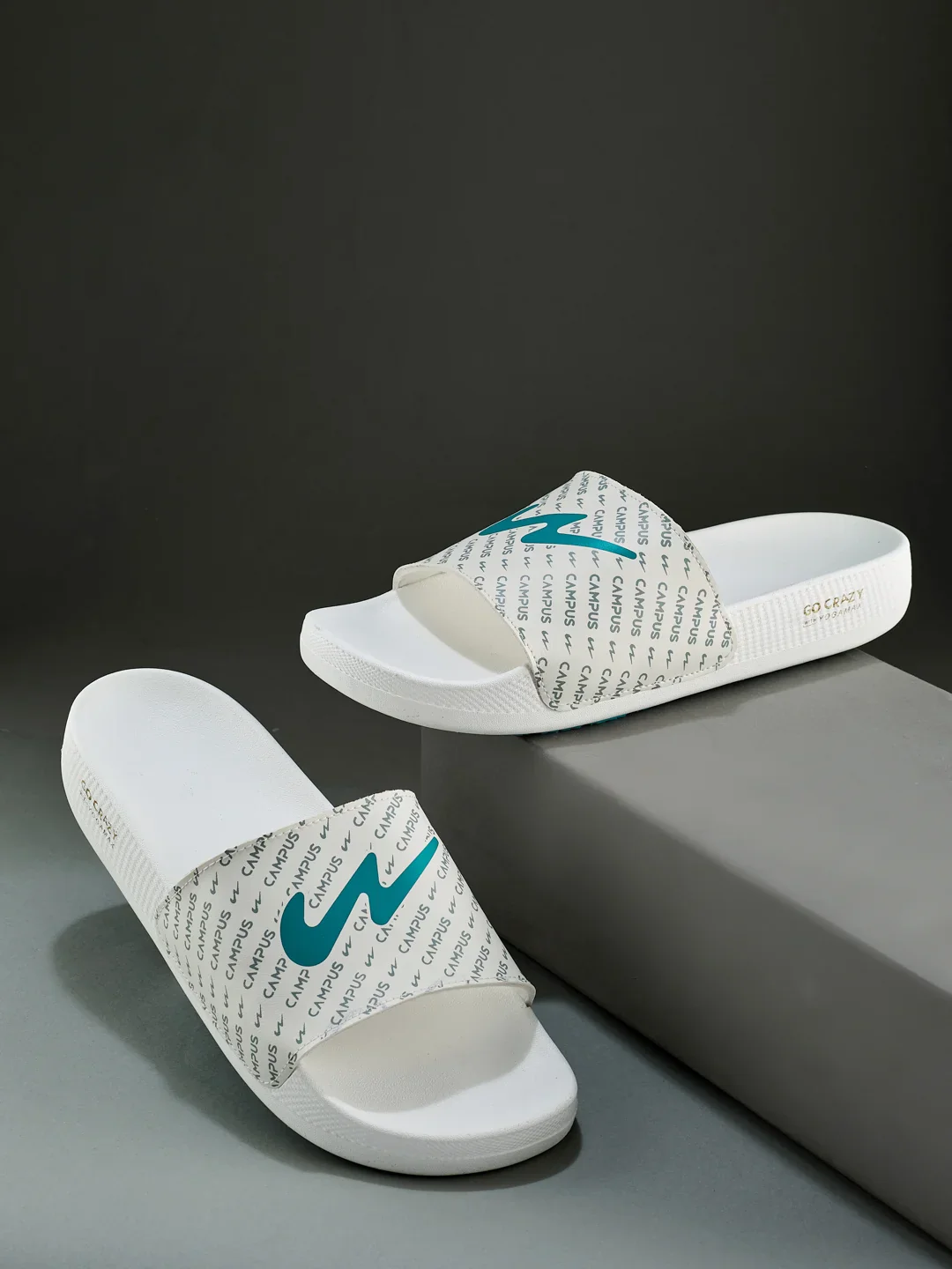 SL-444 Off White Men's Slides - Image 7