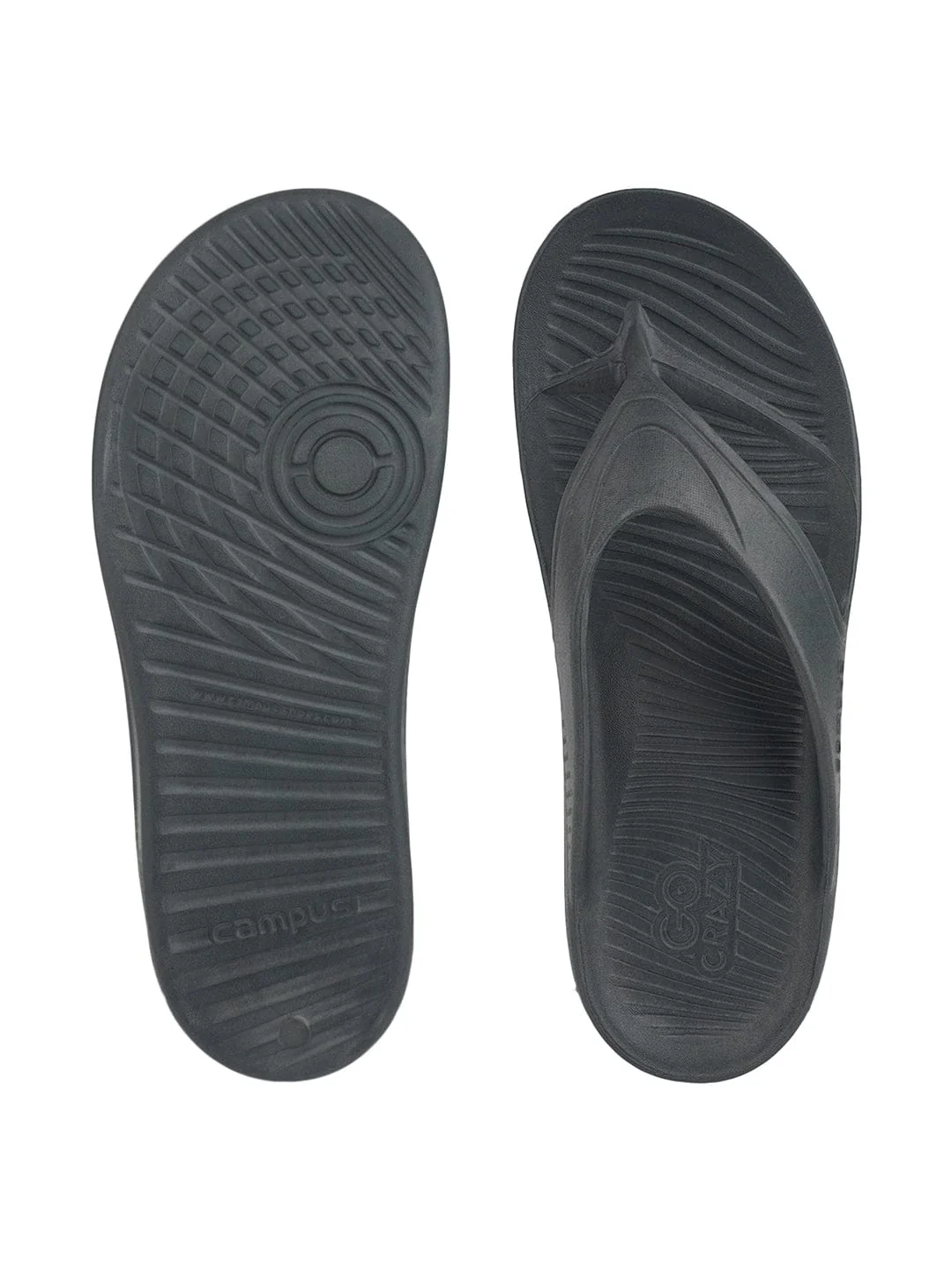 SL-450 Grey Men's Flip Flops - Image 4