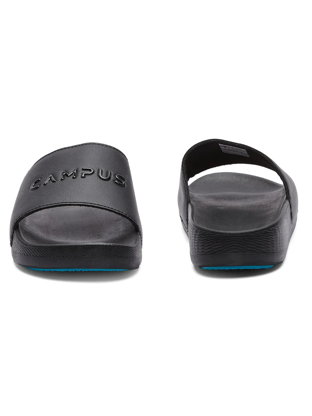 SL-457 Black Men's Slides - Image 4