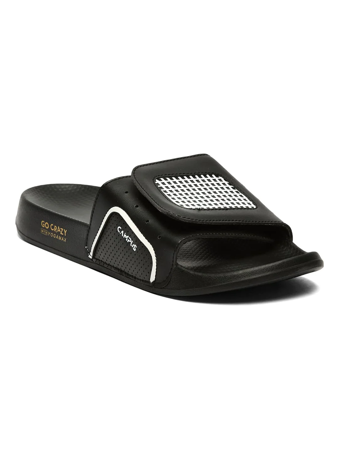 SL-461 Black Men's Slides - Image 2