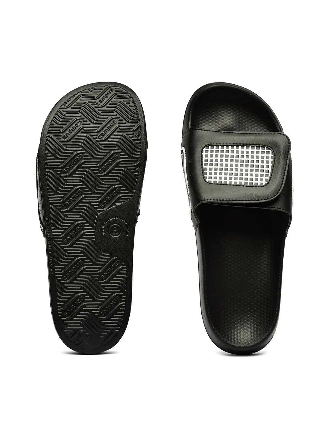 SL-461 Black Men's Slides - Image 7