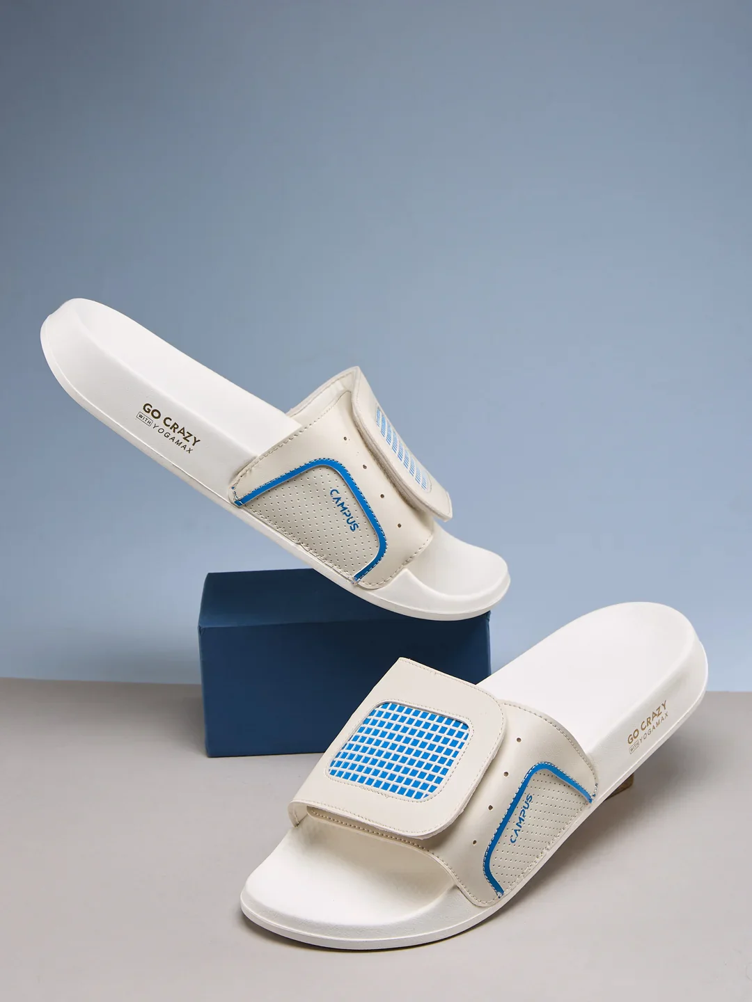 SL-461 Off White Men's Slides