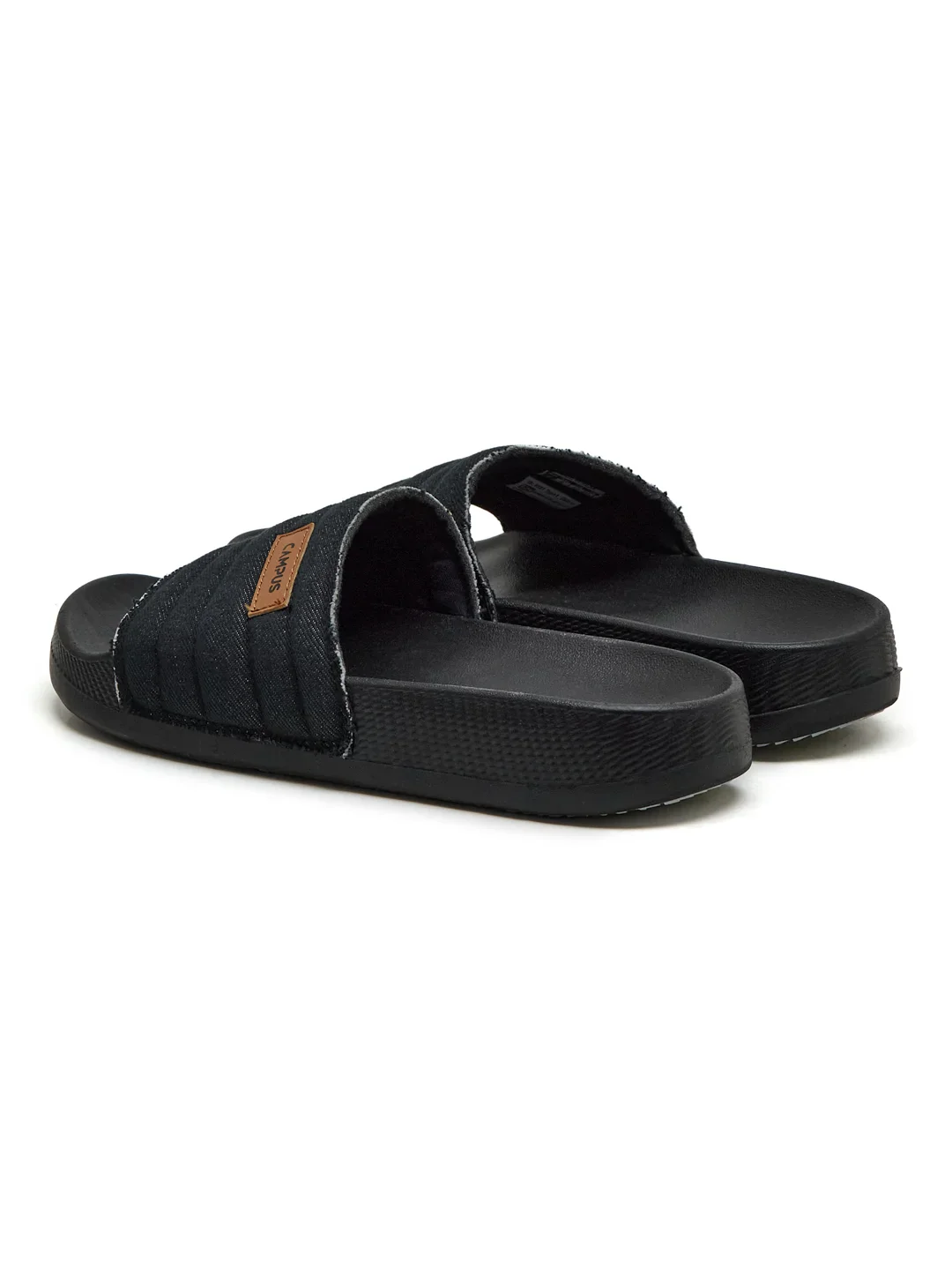 SL-473 Black Men's Slides - Image 3