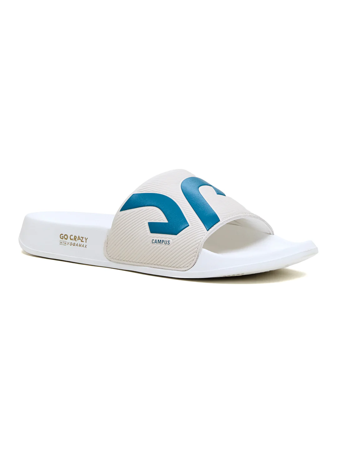 SL-475 White Men's Slides - Image 2