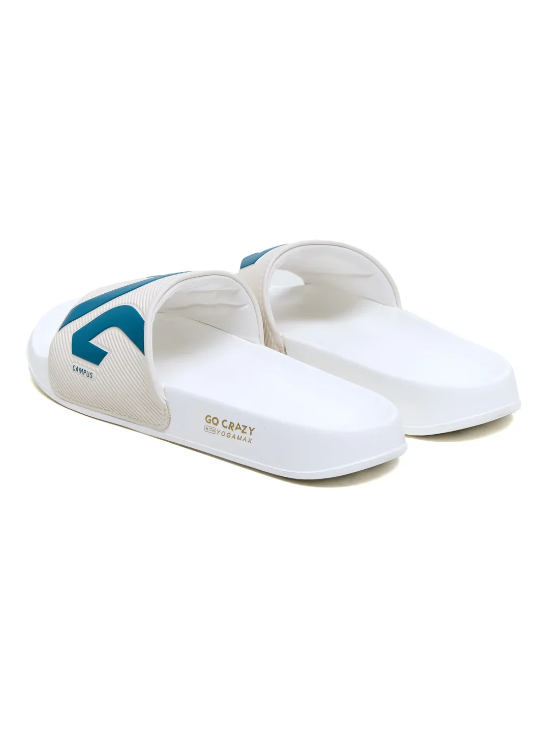 SL-475 White Men's Slides - Image 5