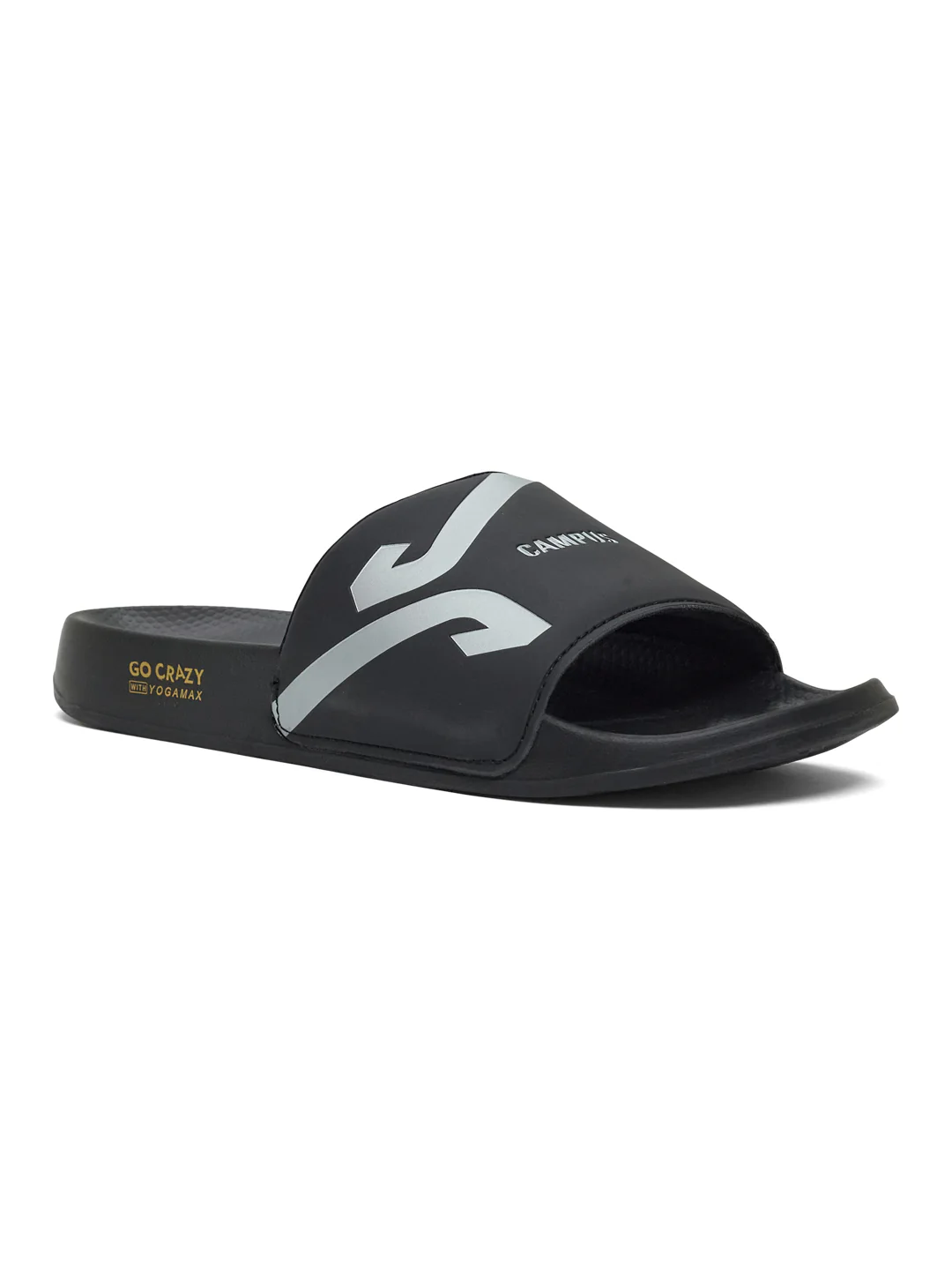 SL-476 Black Men's Slides - Image 2