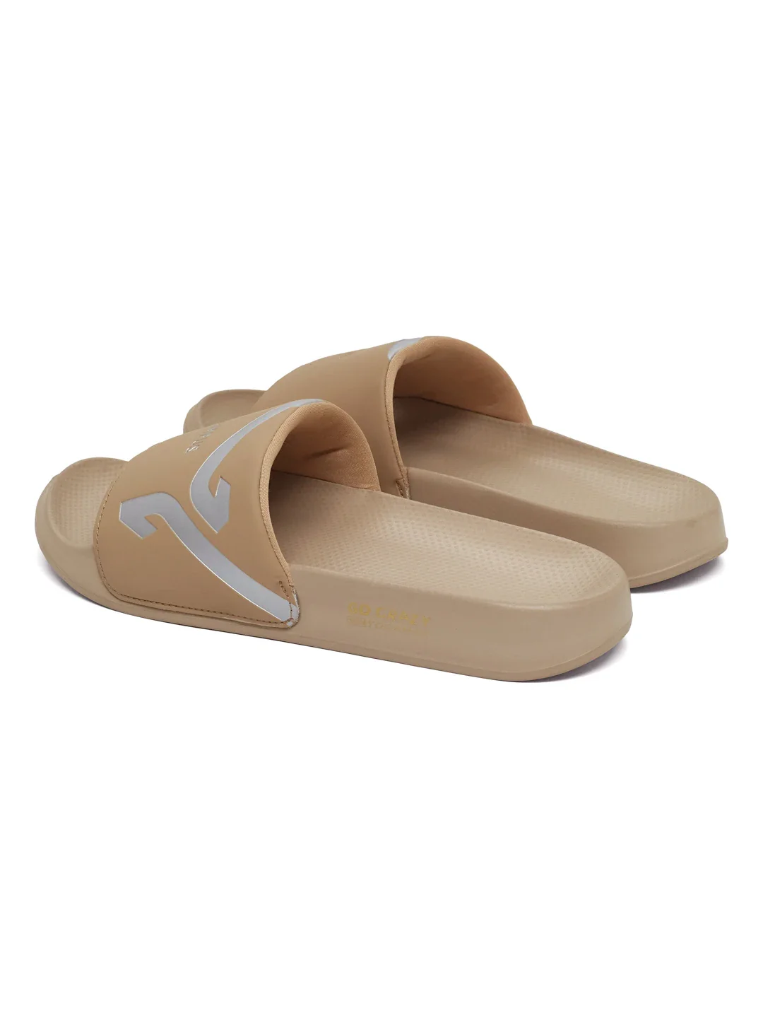 SL-476 Beige Men's Slides - Image 5