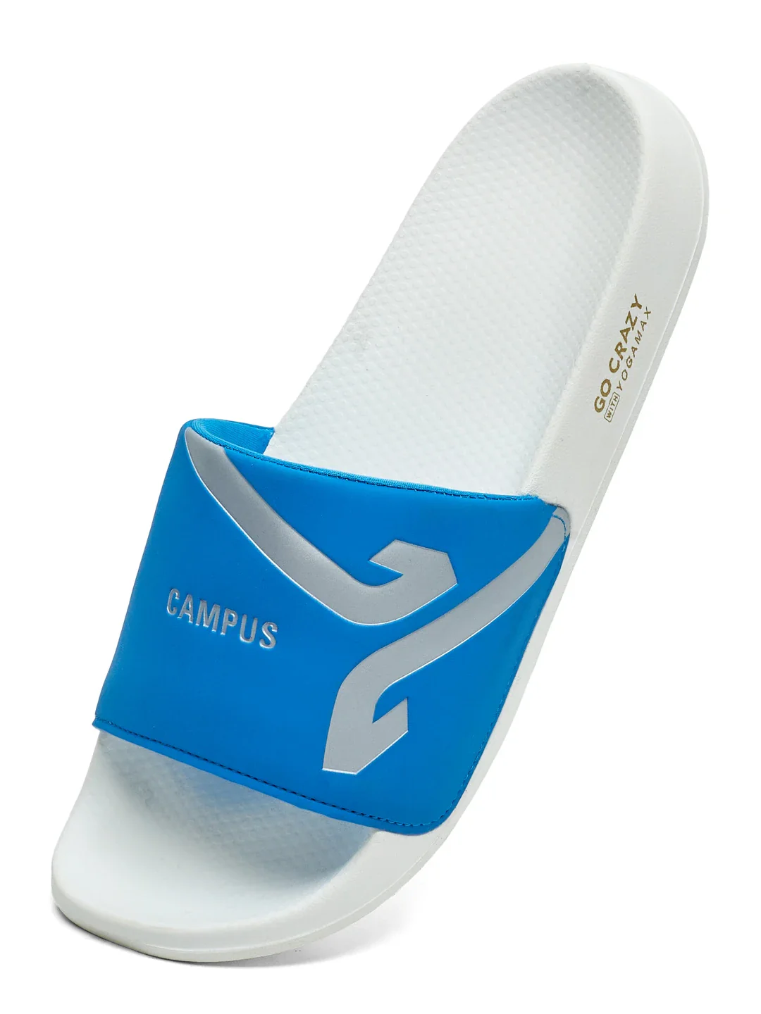 SL-476 Blue Men's Slides - Image 3