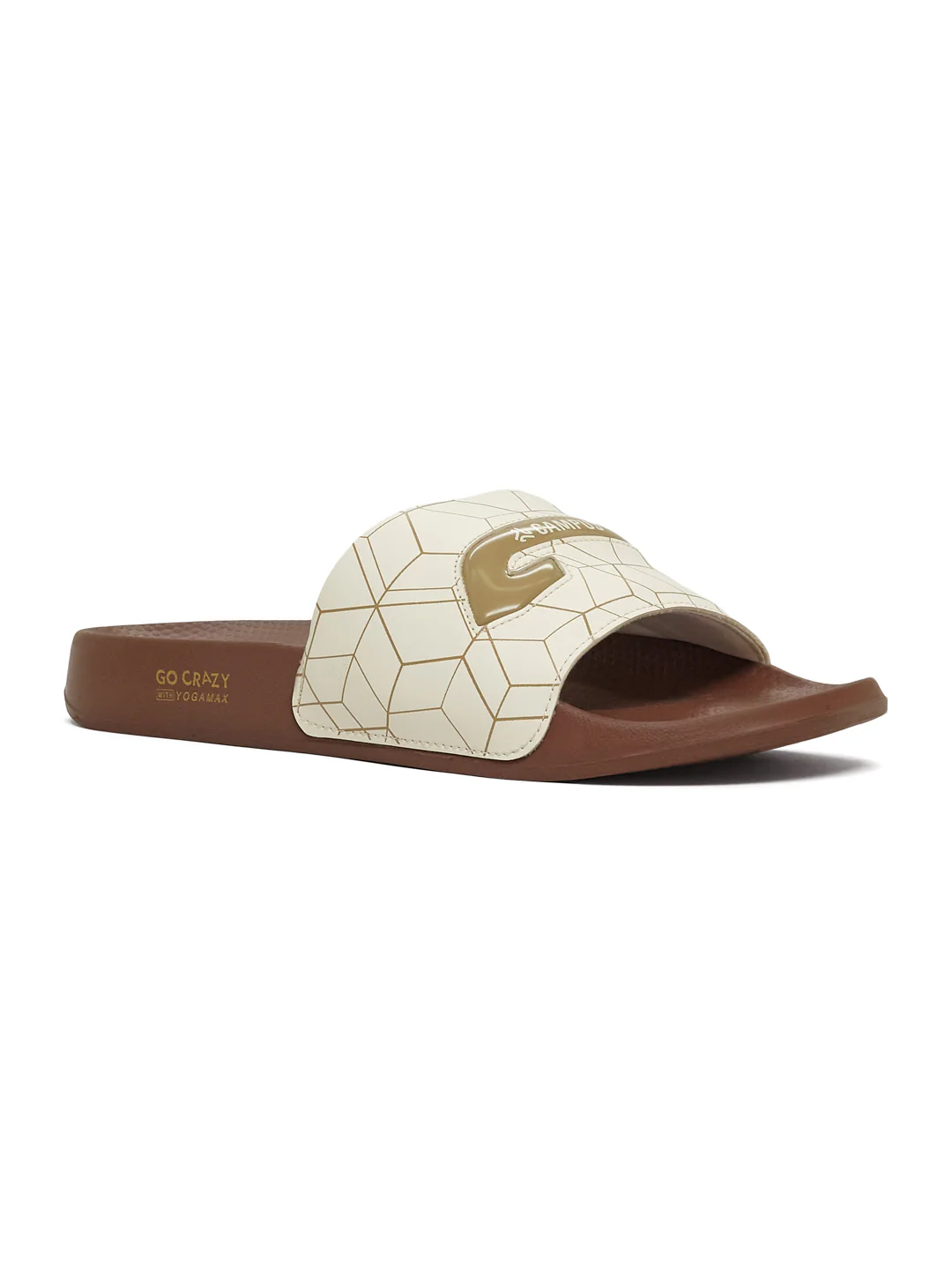 SL-477 White Men's Slides - Image 2