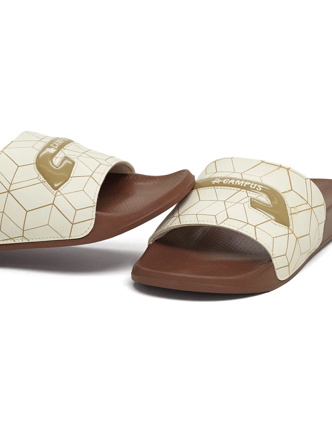 SL-477 White Men's Slides - Image 7