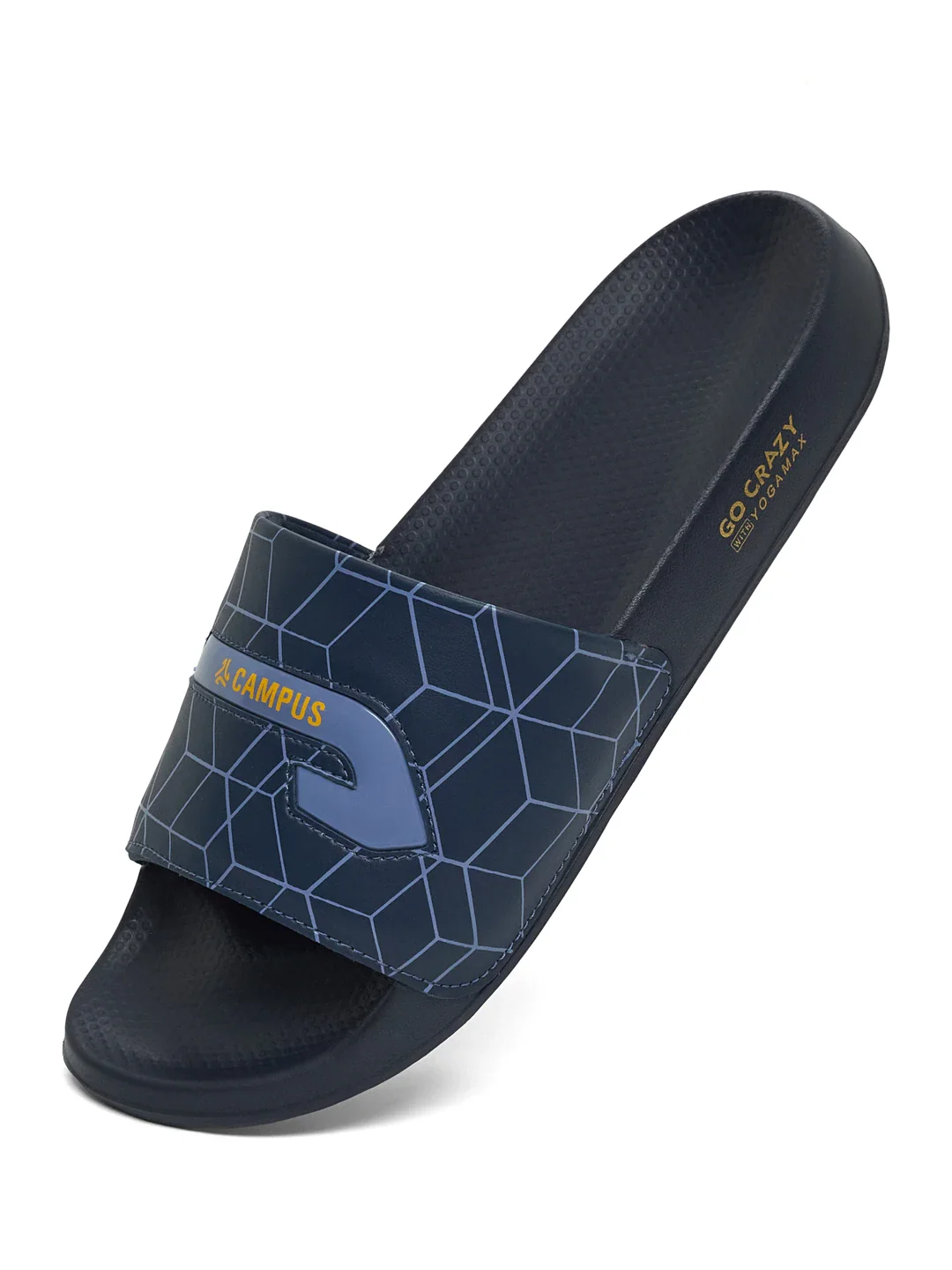 SL-477 Navy Men's Slides - Image 3