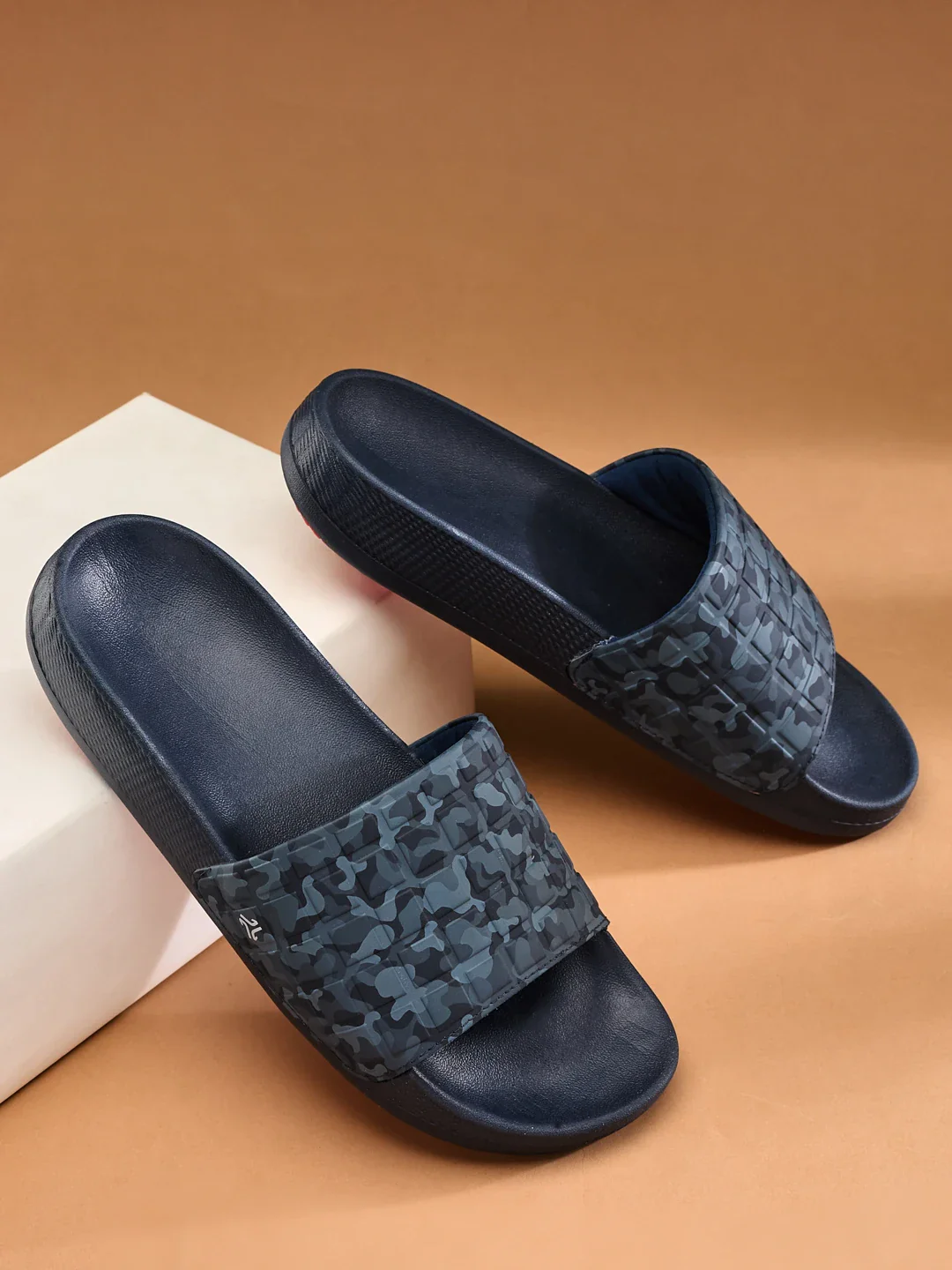 SL-478 Navy Men's Slides