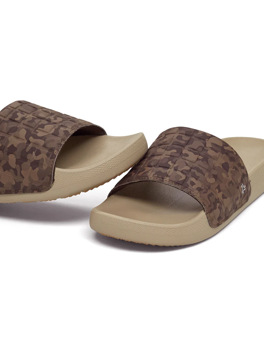 SL-478 White Men's Slides - Image 7