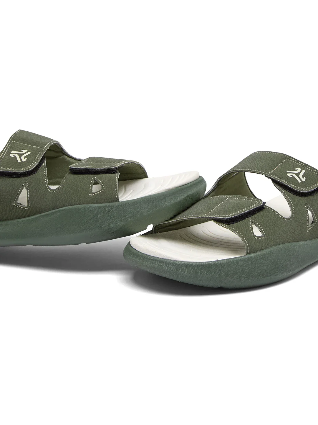 SL-480 Olive Men's Slides - Image 7