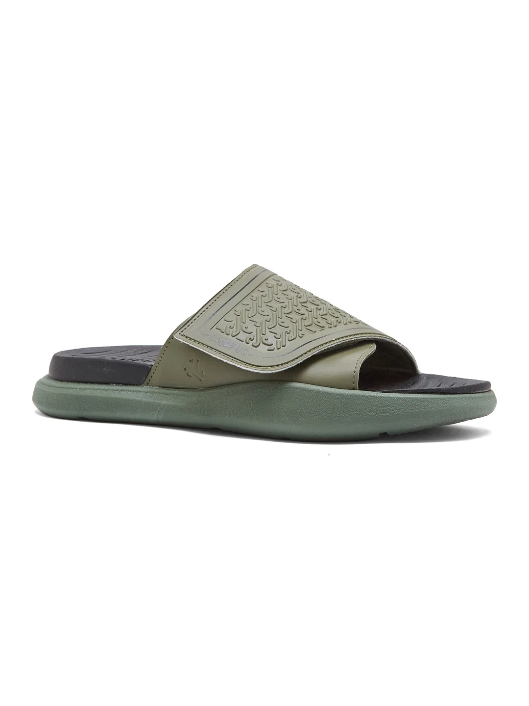 SL-481 Olive Men's Slides - Image 2