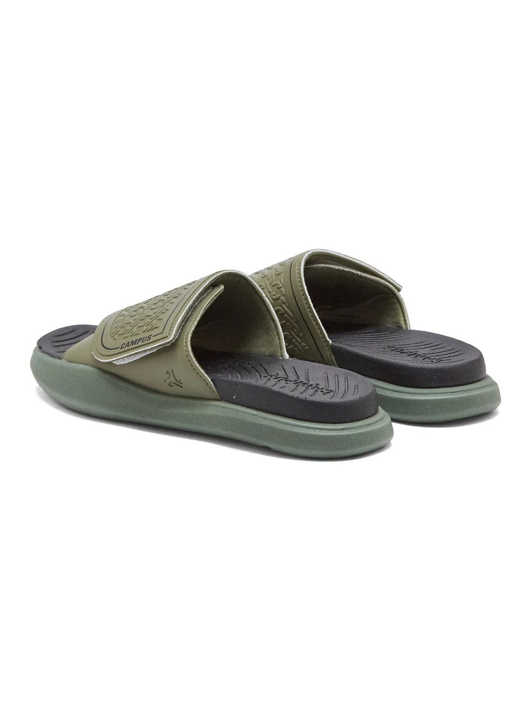 SL-481 Olive Men's Slides - Image 5