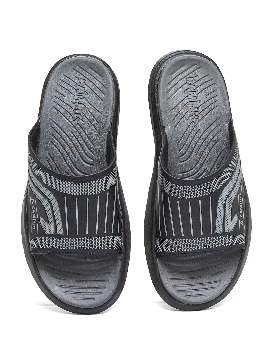 SL-482 Black Men's Slides - Image 6
