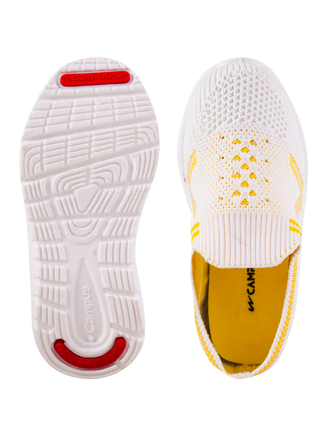 SM-515 Cream Kid's Walking Shoes - Image 5