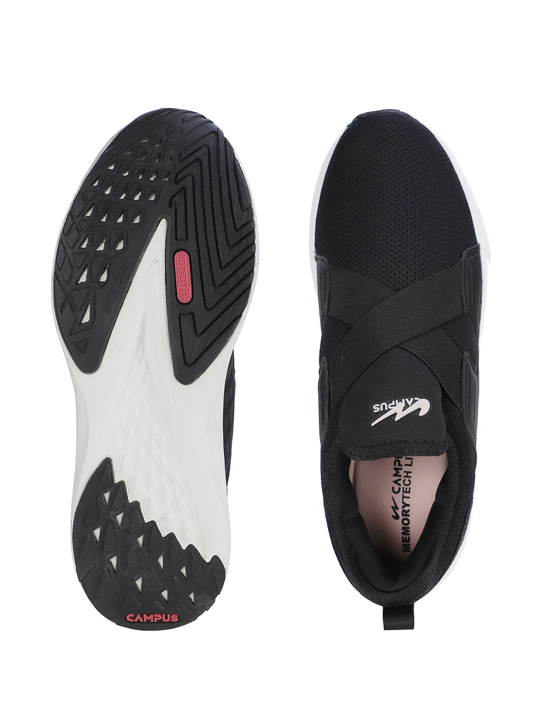 SMOOTHIE Black Women's Walking Shoes - Image 5