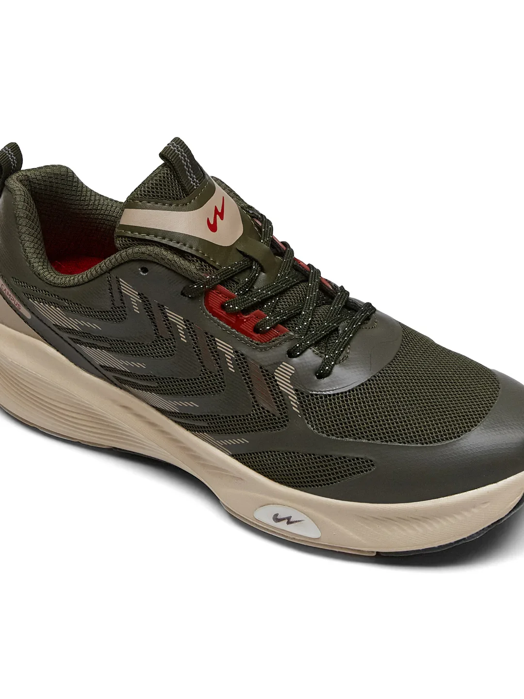 SNIPER Olive Men's Running Shoes - Image 7