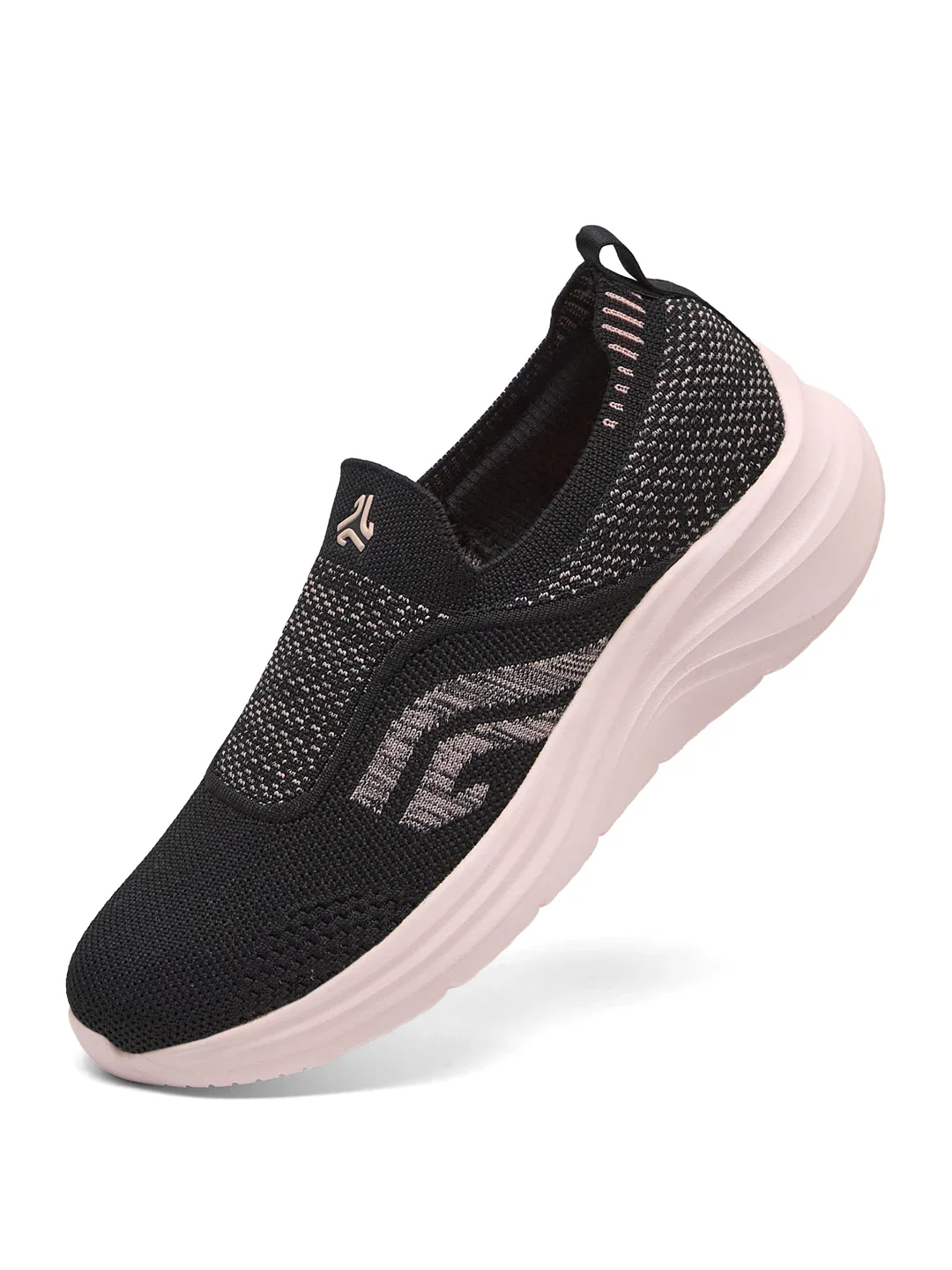SNUTO Black Women's Walking Shoes - Image 3