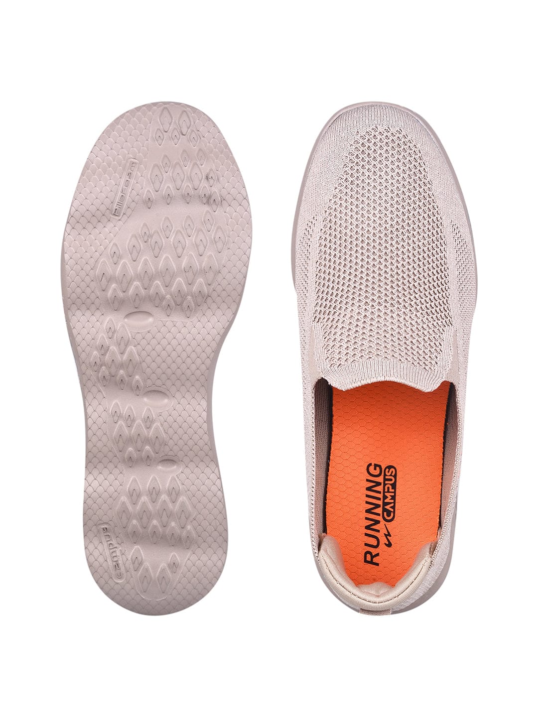 SOBER Beige Men's Running Shoes - Image 4